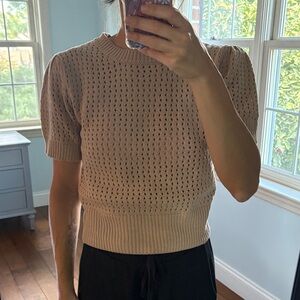 Boutique puff sleeved sweater